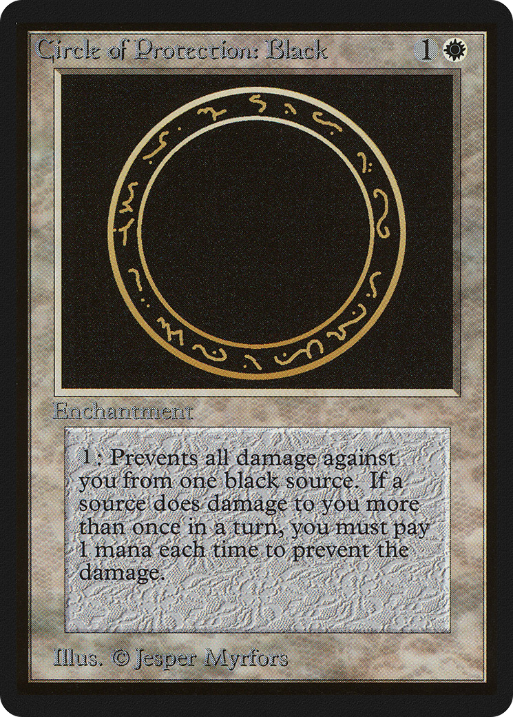 Circle of Protection: Black (LEB-) - Limited Edition Beta