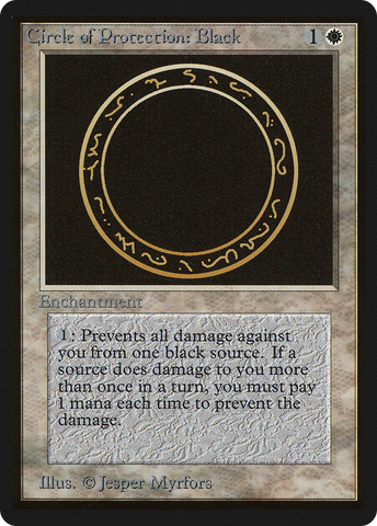 Circle of Protection: Black (LEB-)  - Limited Edition Beta