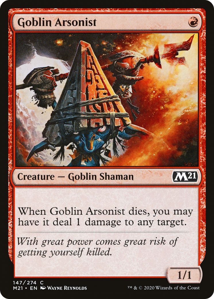 Goblin Arsonist (M21-147)  - Core Set 2021