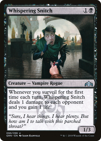 Whispering Snitch (GRN-090)  - Guilds of Ravnica