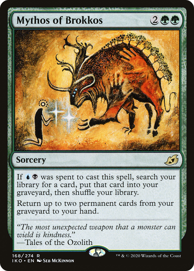Mythos of Brokkos (IKO-168)  Foil - Ikoria: Lair of Behemoths