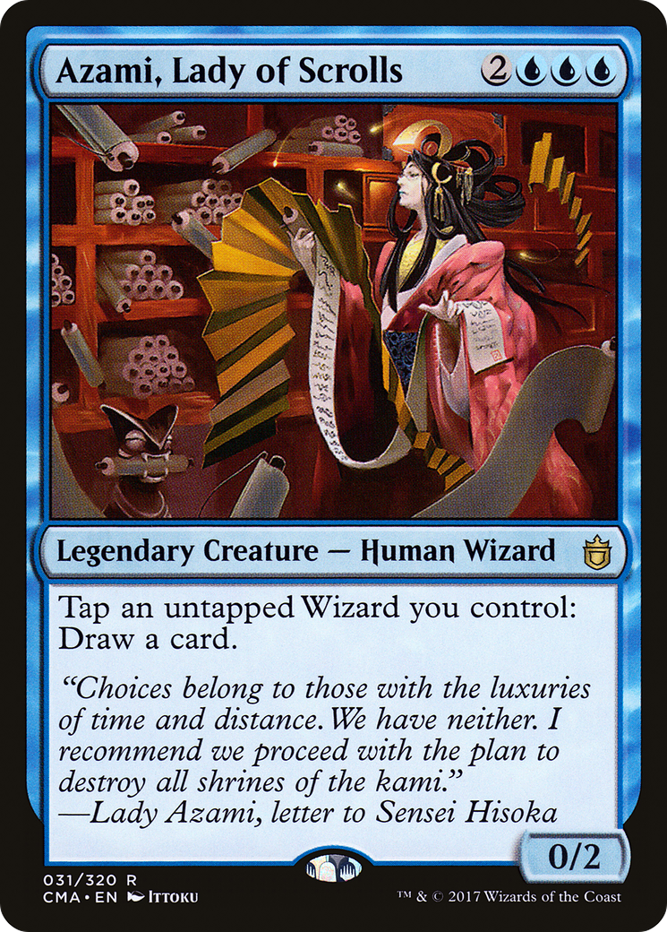 Azami, Lady of Scrolls (CMA-031)  - Commander Anthology