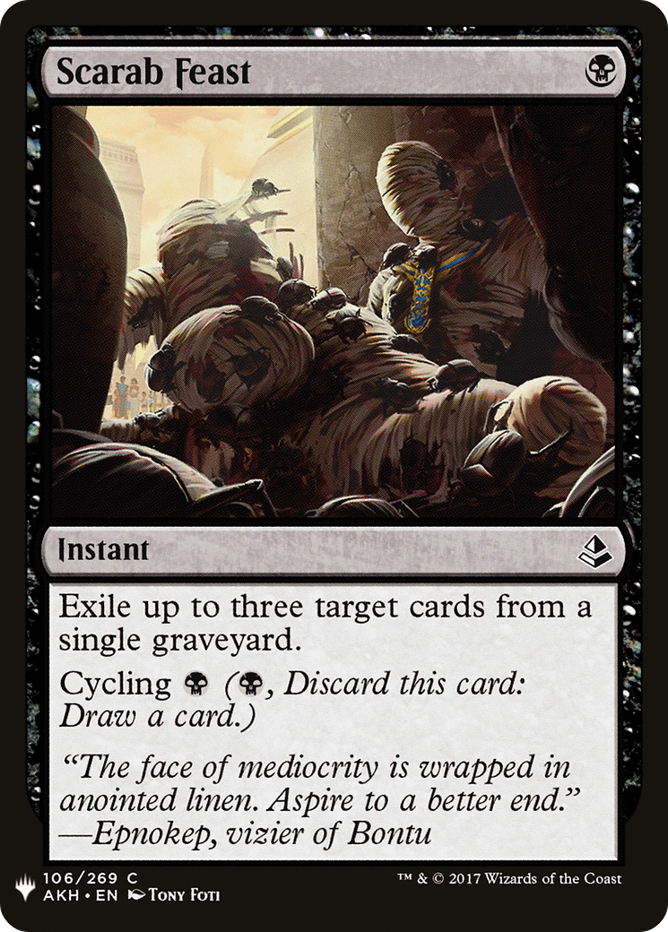 Scarab Feast (LIST-106)  - The List