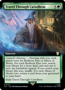 Travel Through Caradhras (Extended Art) (LTC-127)  Foil - Tales of Middle-earth Commander: (Extended Art)