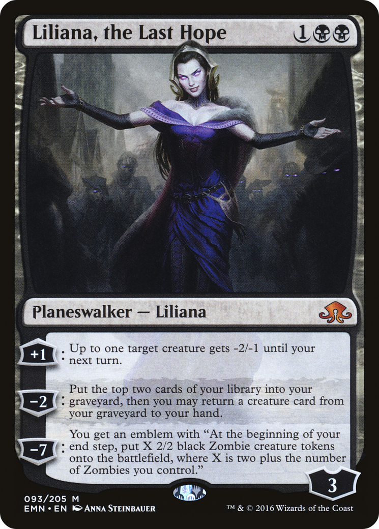 Liliana, the Last Hope (EMN-093)  Foil - Eldritch Moon