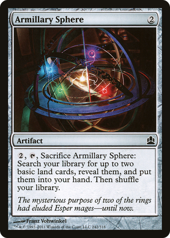 Armillary Sphere (CMD-242)  - Commander 2011