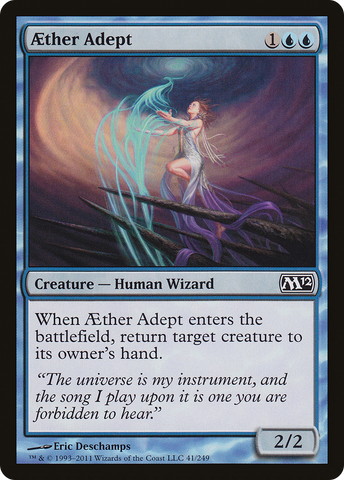 Aether Adept (M12-041)  Foil - Magic 2012
