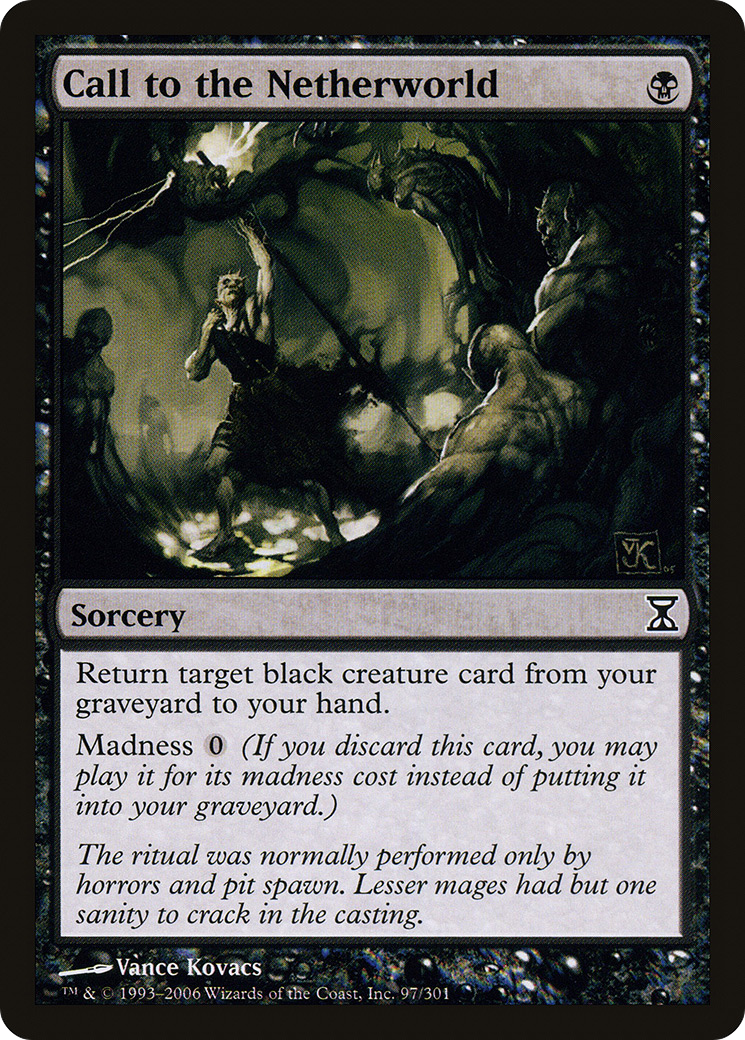 Call to the Netherworld (TSP-097)  Foil - Time Spiral