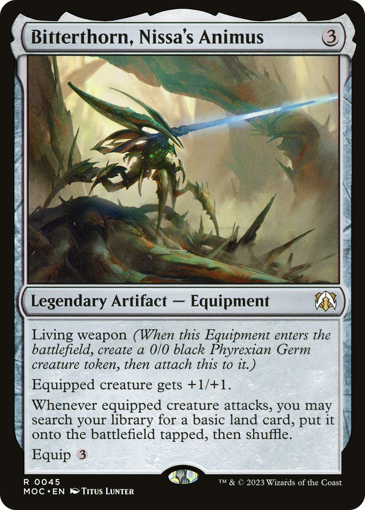 Bitterthorn, Nissa's Animus (MOC-045)  - March of the Machine Commander