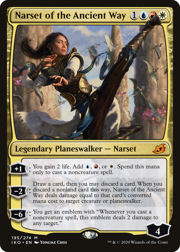 Narset of the Ancient Way (IKO-195)  - Ikoria: Lair of Behemoths