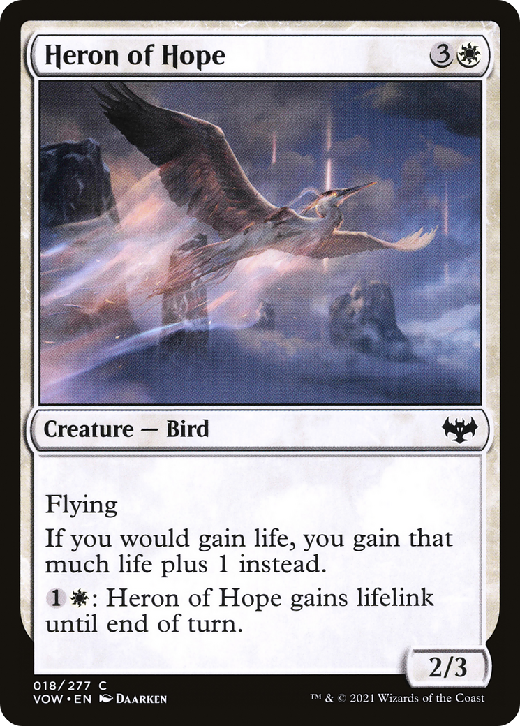Heron of Hope (VOW-018)  - Innistrad: Crimson Vow