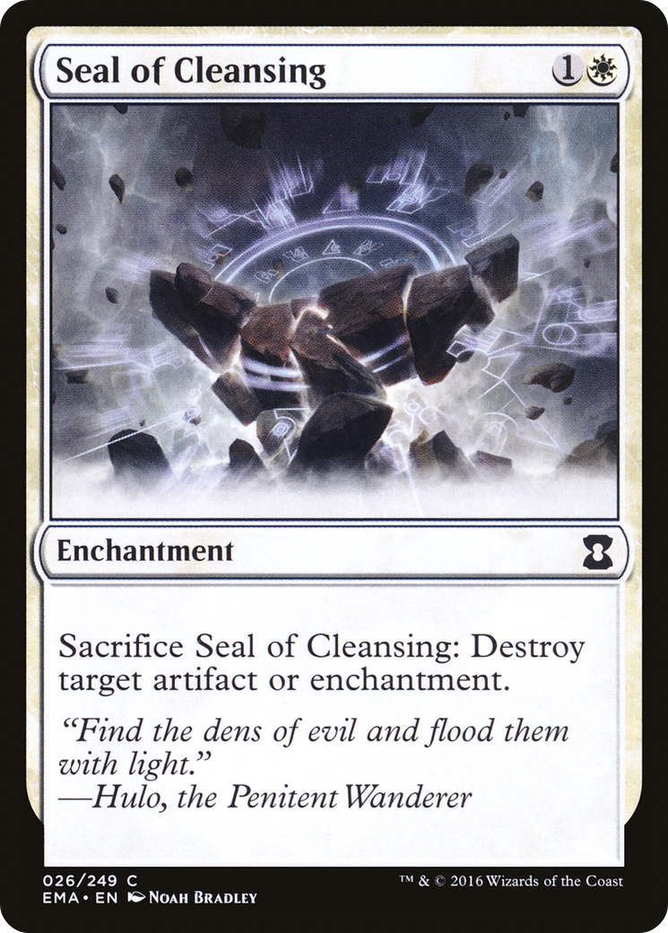 Seal of Cleansing (EMA-026)  Foil - Eternal Masters