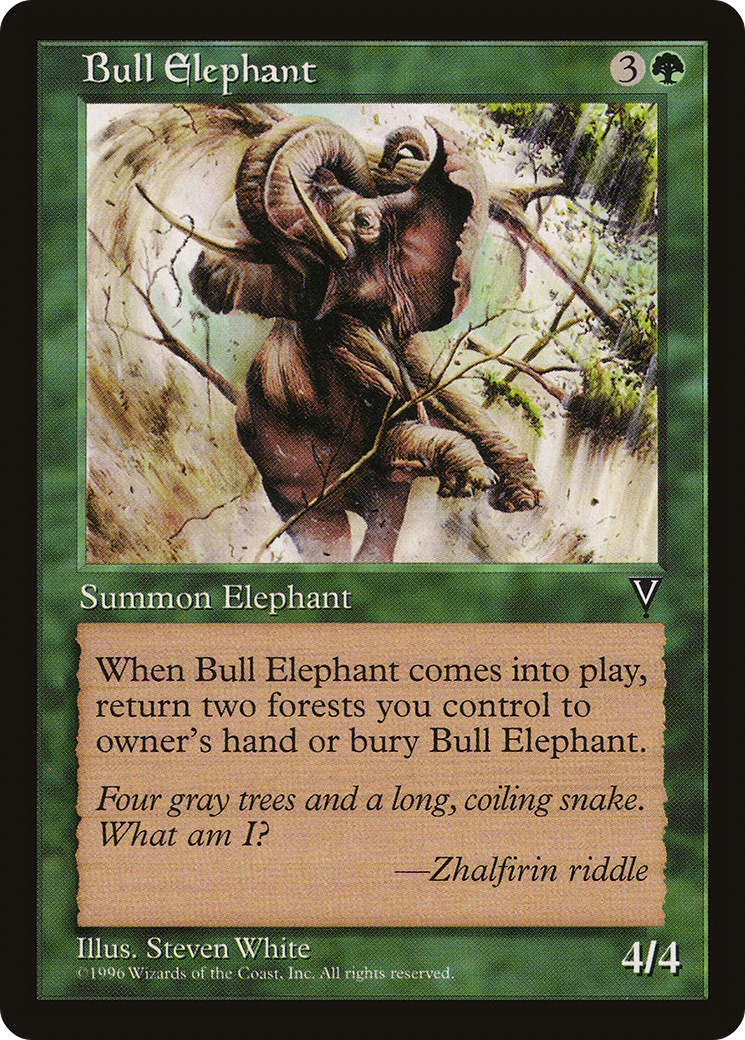 Bull Elephant (VIS-)  - Visions