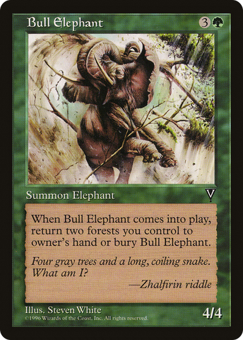 Bull Elephant (VIS-)  - Visions