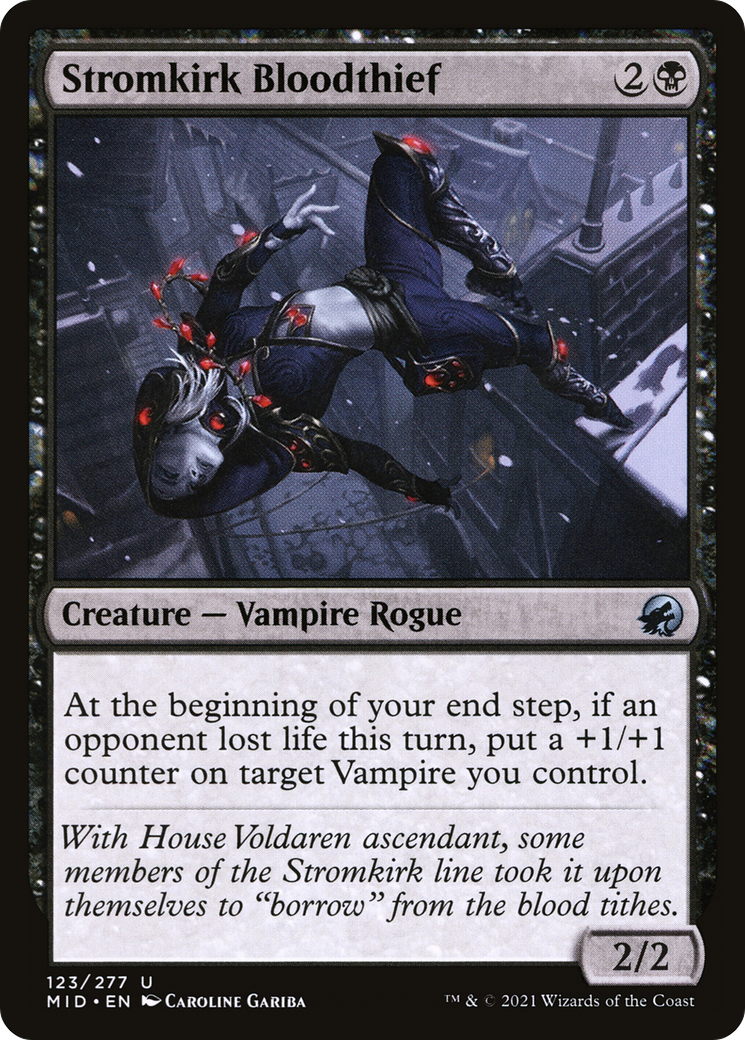 Stromkirk Bloodthief (MID-123)  Foil - Innistrad: Midnight Hunt