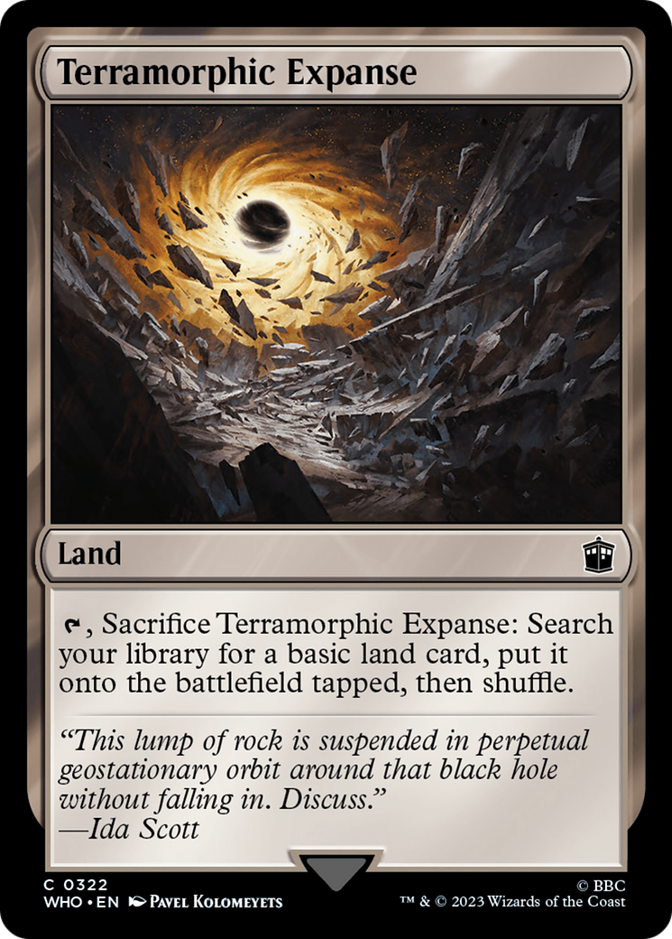 Terramorphic Expanse (WHO-322)  Foil - Doctor Who