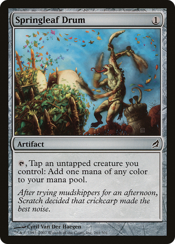 Springleaf Drum (LRW-261)  Foil - Lorwyn