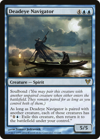Deadeye Navigator (AVR-047)  Foil - Avacyn Restored
