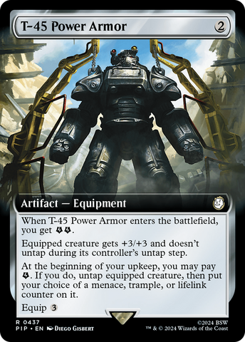 T-45 Power Armor (Extended Art) (PIP-437) - Fallout: (Extended Art)