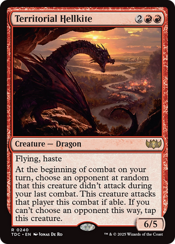 Territorial Hellkite (TDC-240) - Commander: Tarkir: Dragonstorm