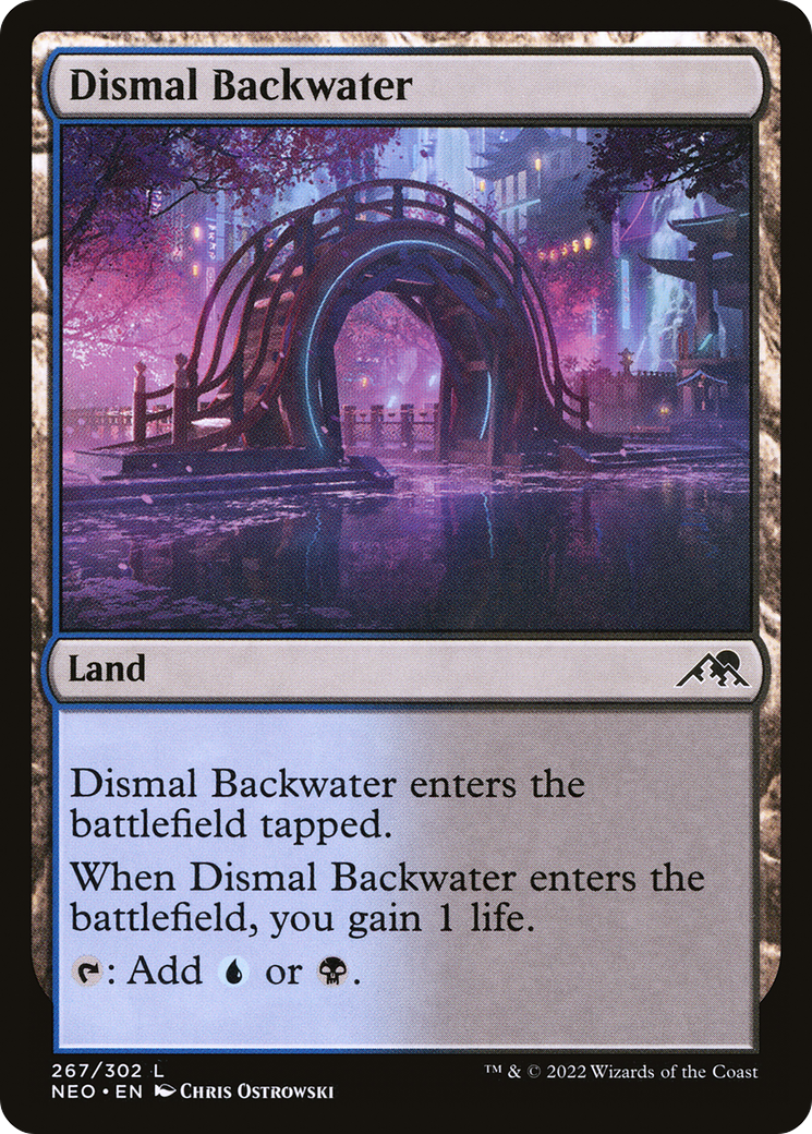 Dismal Backwater (NEO-267)  - Kamigawa: Neon Dynasty