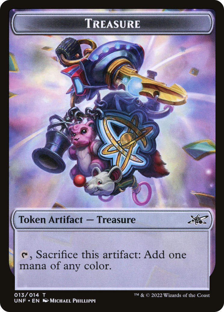 Treasure Token (013) (UNF-013) - Unfinity Tokens Foil