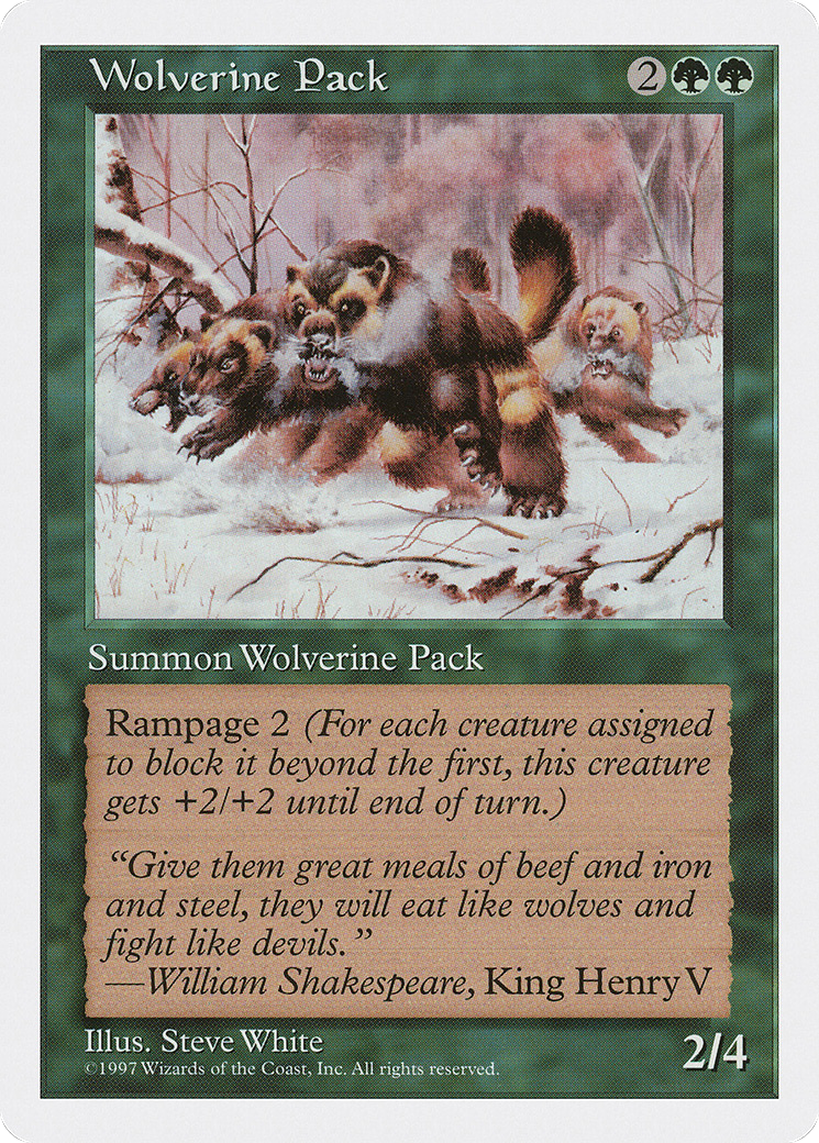 Wolverine Pack (5ED-)  - Fifth Edition