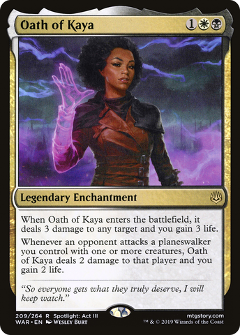 Oath of Kaya (WAR-209)  - War of the Spark
