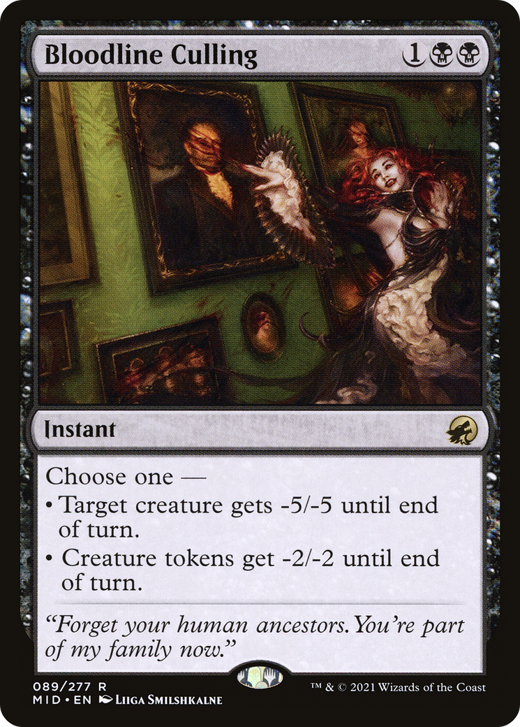 Bloodline Culling (MID-089)  - Innistrad: Midnight Hunt