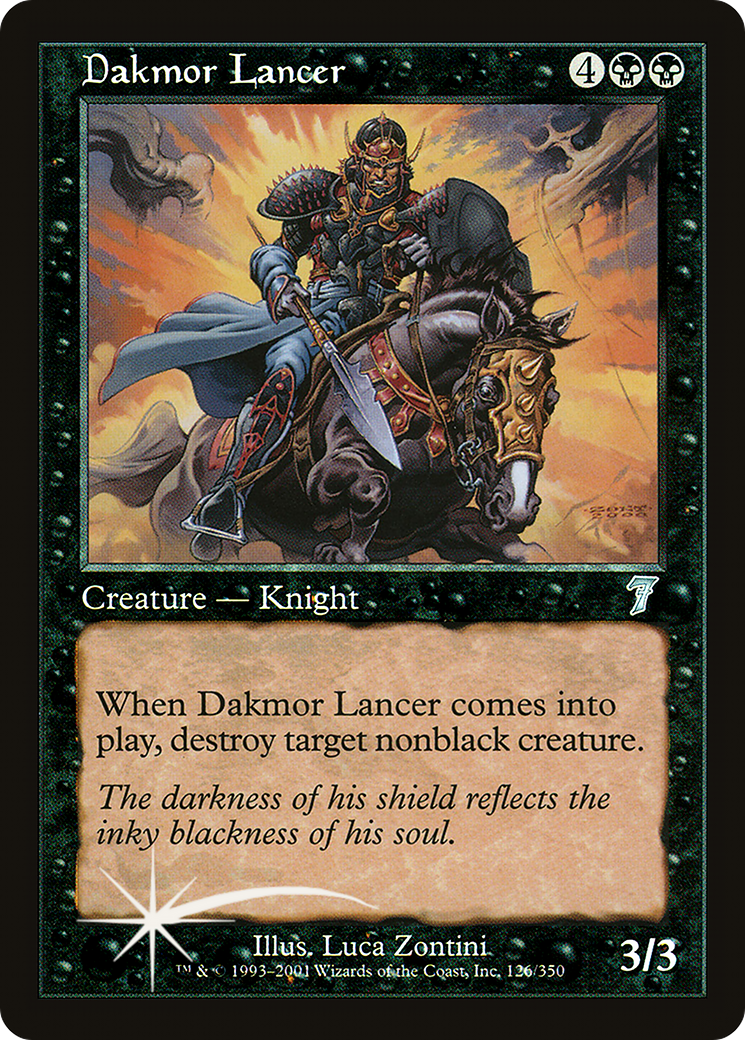 Dakmor Lancer (7ED-126★) - Seventh Edition Foil