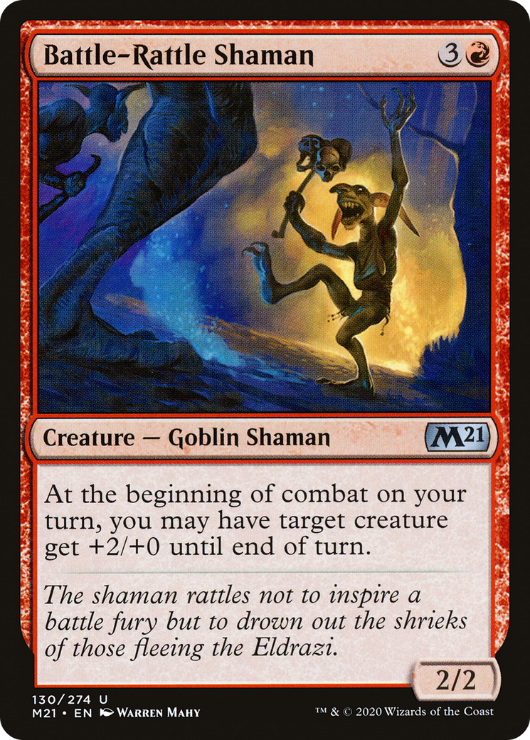 Battle-Rattle Shaman (M21-130)  Foil - Core Set 2021