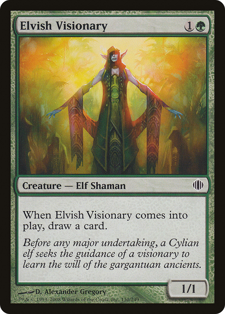 Elvish Visionary (ALA-130)  Foil - Shards of Alara