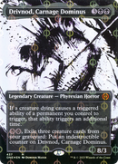 Drivnod, Carnage Dominus (Showcase) (Step-and-Compleat Foil) (ONE-437)  Foil - Phyrexia: All Will Be One: (Showcase) (Borderless)