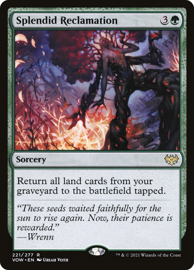 Splendid Reclamation (VOW-221)  - Innistrad: Crimson Vow