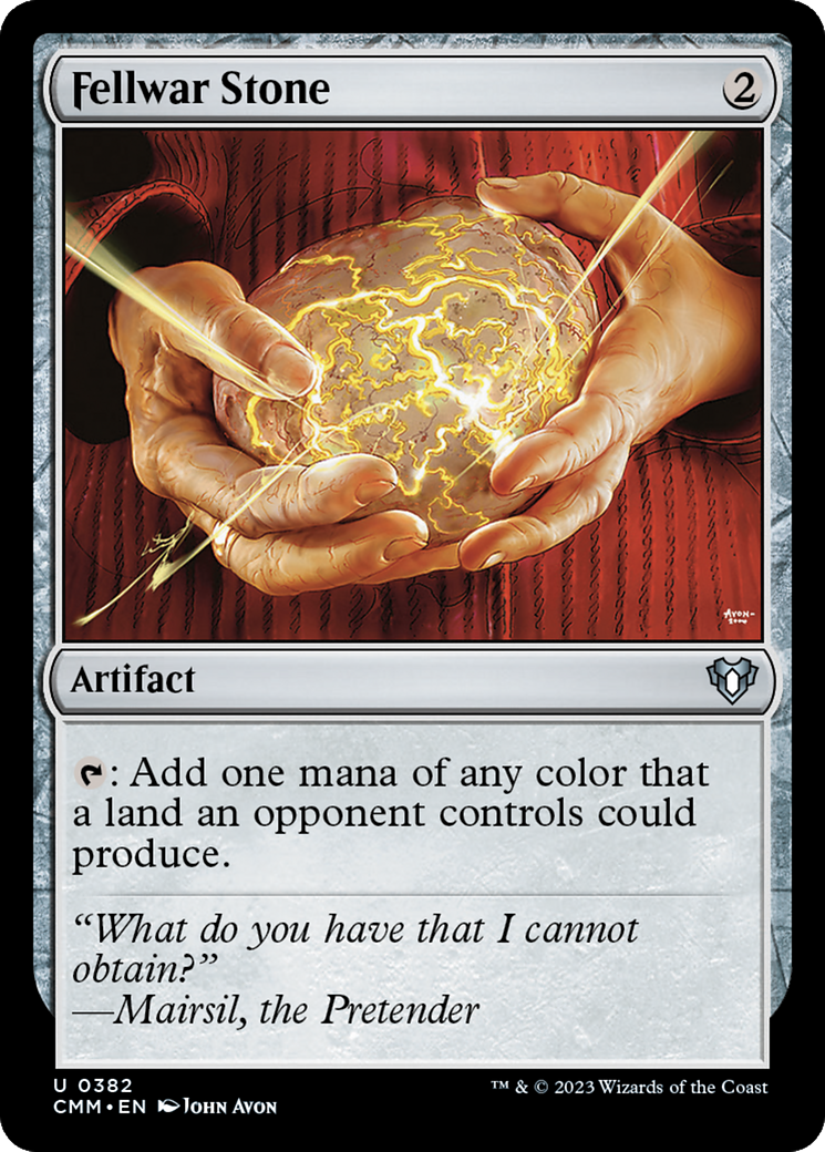 Fellwar Stone (CMM-382)  Foil - Commander Masters