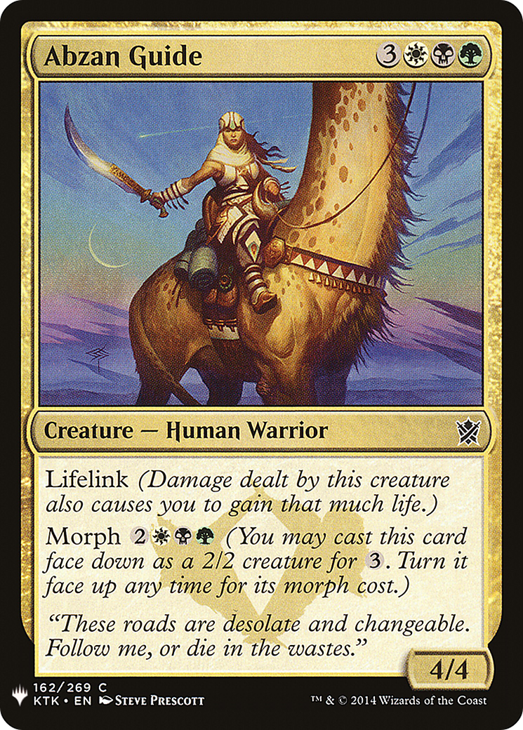 Abzan Guide (LIST-KTK-162)  - The List