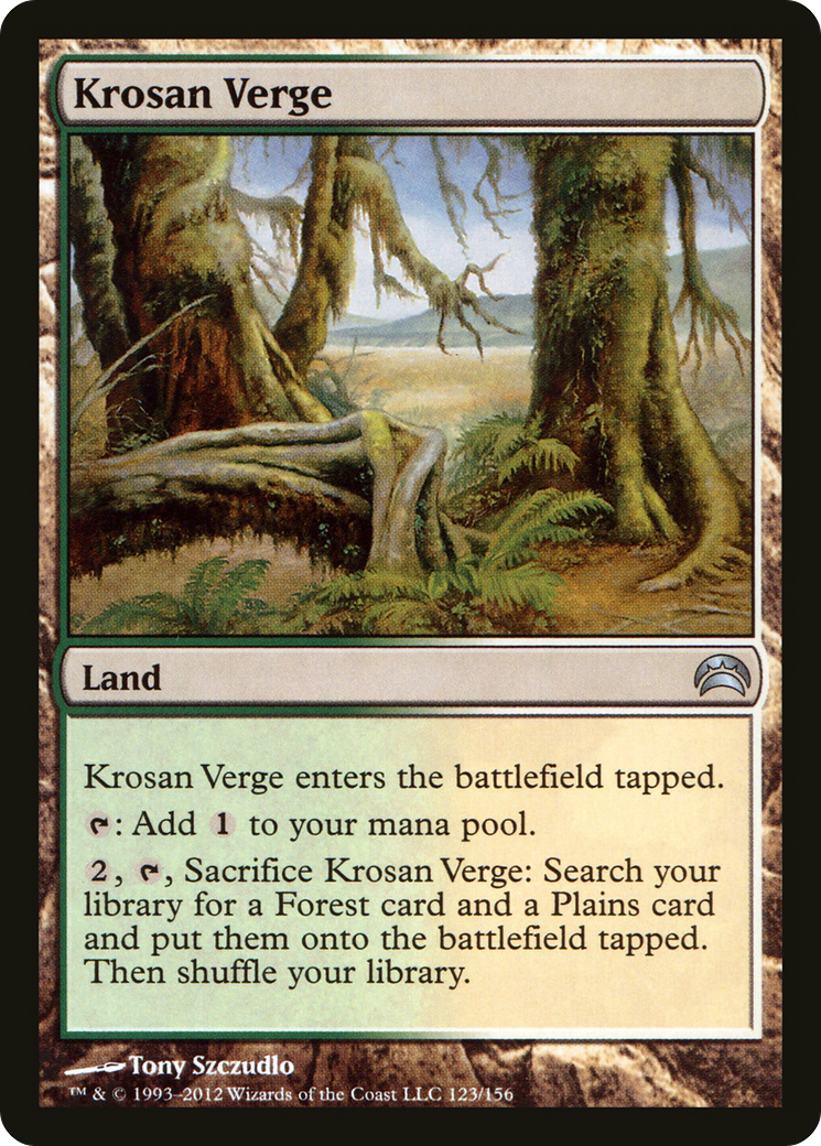 Krosan Verge (PC2-123)  - Planechase 2012