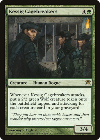 Kessig Cagebreakers (ISD-189)  Foil - Innistrad