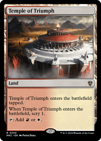 Temple of Triumph (MKC-306)  - Murders at Karlov Manor Commander
