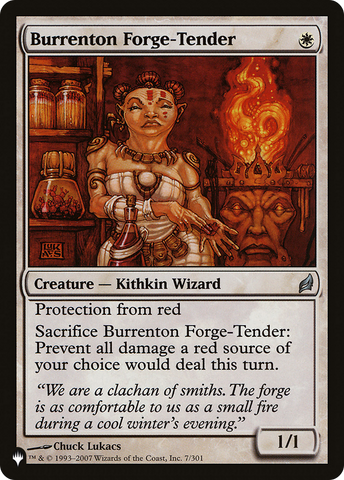 Burrenton Forge-Tender (LIST-LRW-7)  - The List