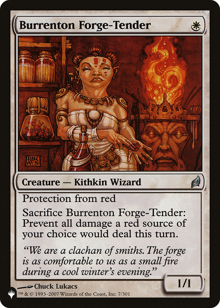 Burrenton Forge-Tender (LIST-LRW-7)  - The List