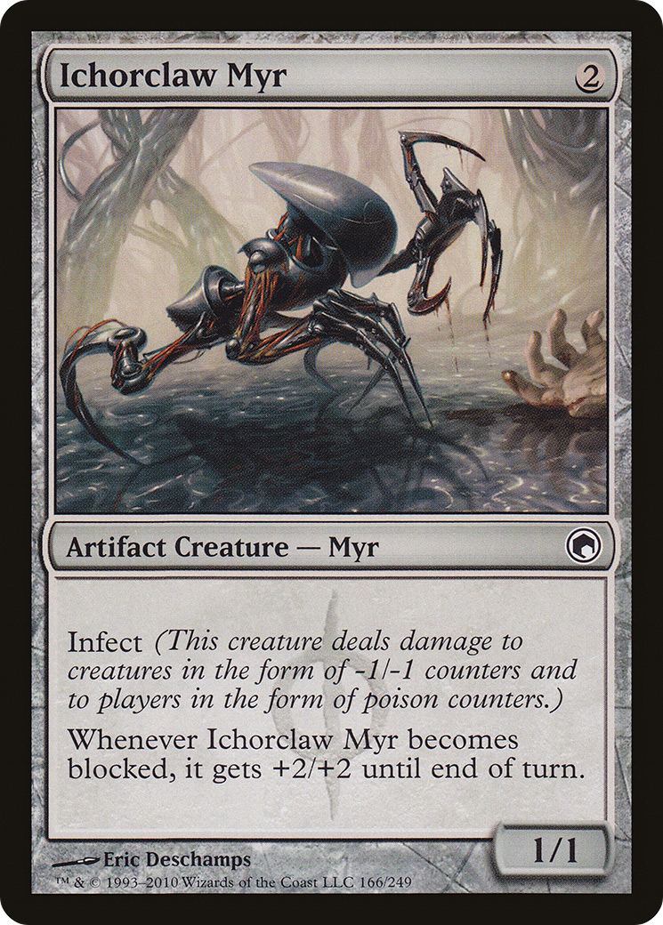 Ichorclaw Myr (SOM-166)  Foil - Scars of Mirrodin