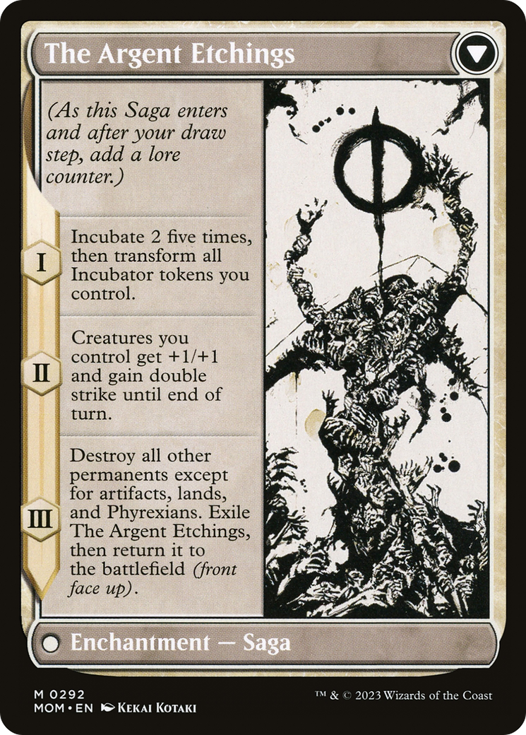 Elesh Norn (Showcase) (MOM-292)  Foil - March of the Machine: (Showcase) (Borderless)