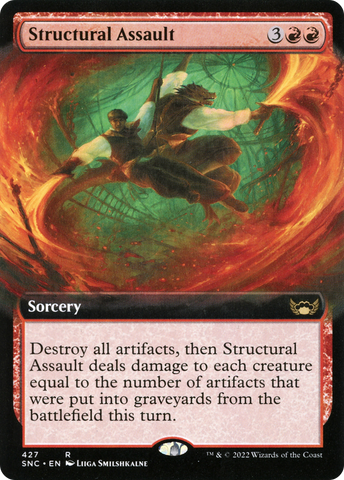 Structural Assault (Extended Art) (SNC-427)  Foil - Streets of New Capenna: (Extended Art)