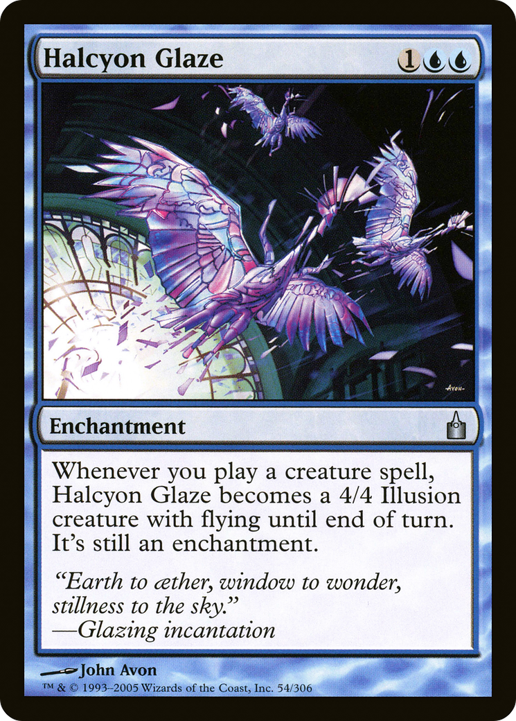 Halcyon Glaze (RAV-054)  - Ravnica: City of Guilds