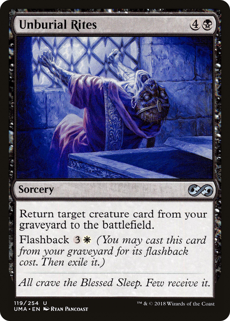 Unburial Rites (UMA-119)  Foil - Ultimate Masters