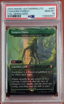 MTG Magic the Gathering Fangorn Forest / Yavimaya, Cradle of Growth Serialized 81/100 PSA 10