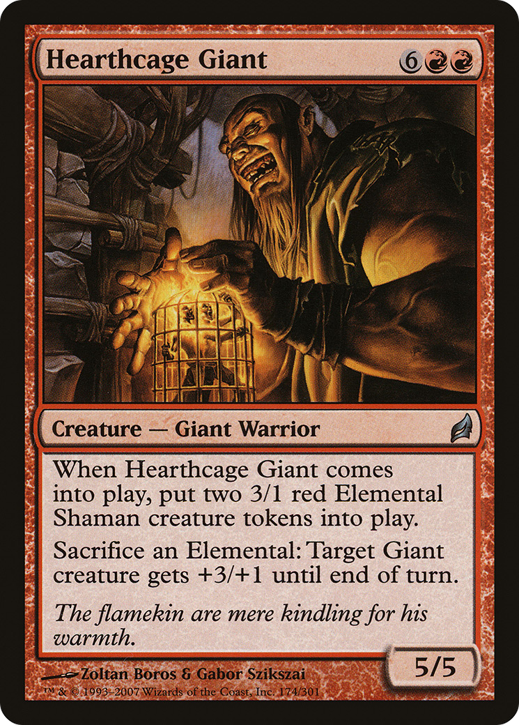 Hearthcage Giant (LRW-174)  Foil - Lorwyn