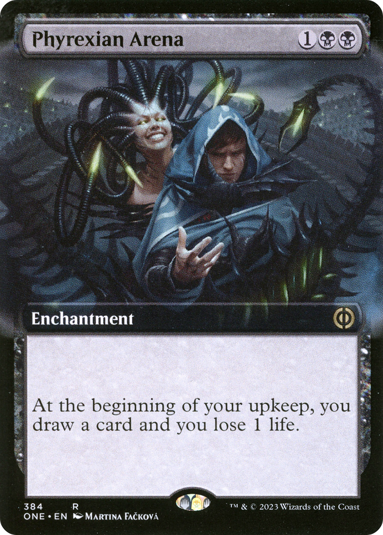 Phyrexian Arena (Extended Art) (ONE-384)  - Phyrexia: All Will Be One: (Extended Art)