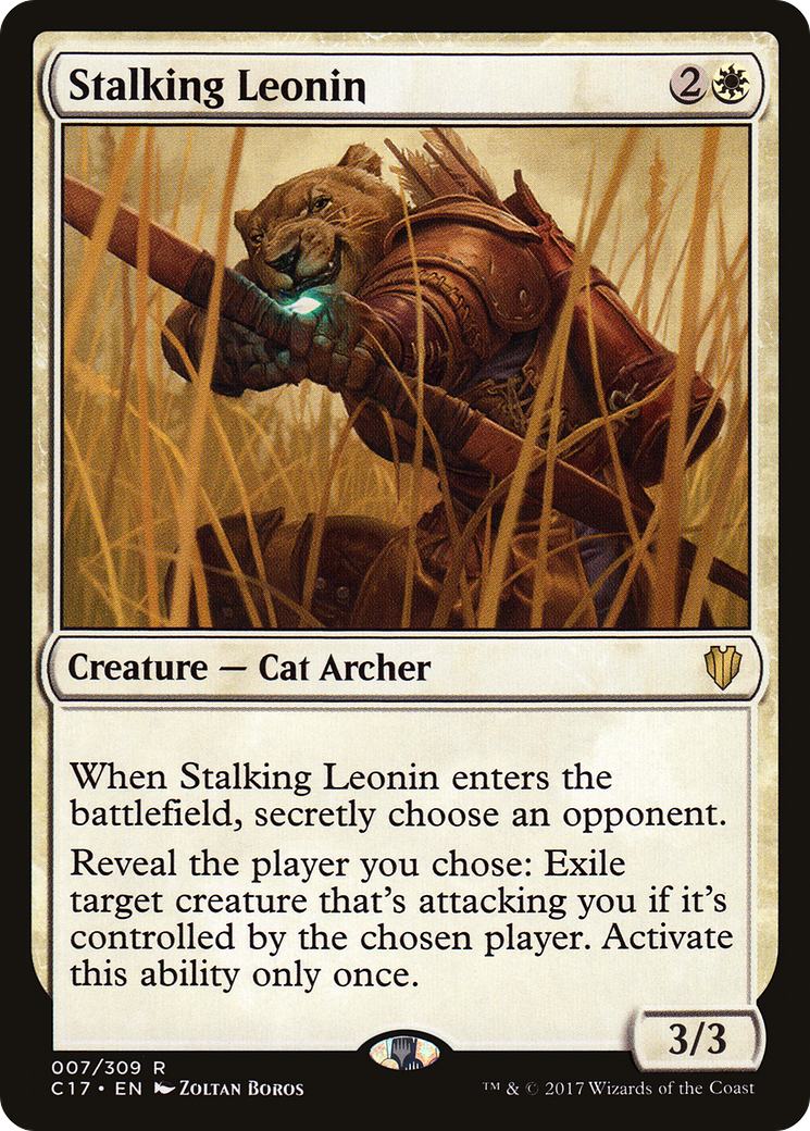 Stalking Leonin (C17-007)  - Commander 2017
